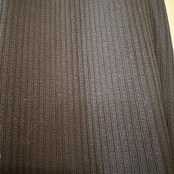 Womens black ribbed flare leggings xs - Picture 2 of 2